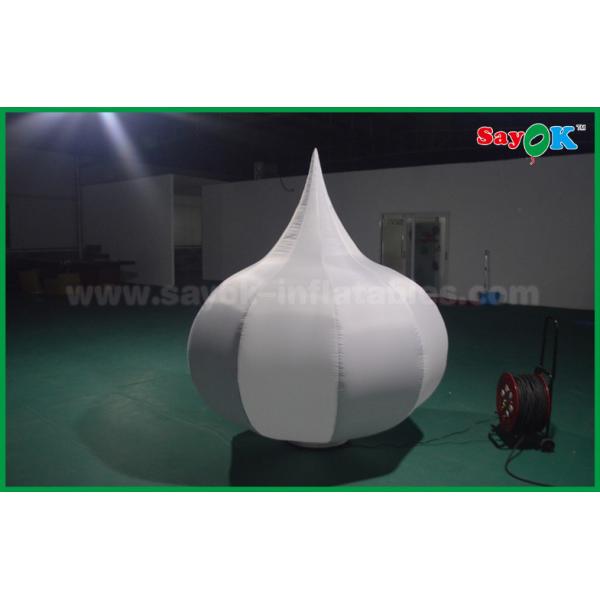 Os produtos infláveis feitos sob encomenda do vegetal/cebola da propaganda imprimem o logotipo