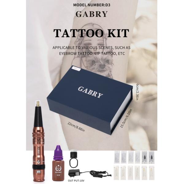 Tattoo Machine Supplies Wireless Tattoo Kit Eyebrow Tattoo Pen Semi Permanent Makeup Kit
