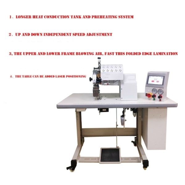 New Fashion T-shirt Lingerie & Bra Comfortable Seamless Bonding Machine with PLC Core New Technology
