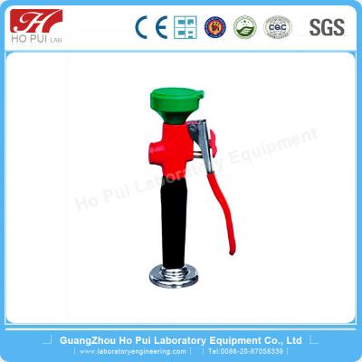 Solid Steel Lab Casework High Gloss Epoxy Powder Single Spray Head Eye Washer