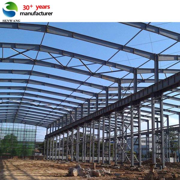 CE Certified Steel Structure Warehouse with Q235 Q345 Q355B Models and Hot Dipped Galvanizing
