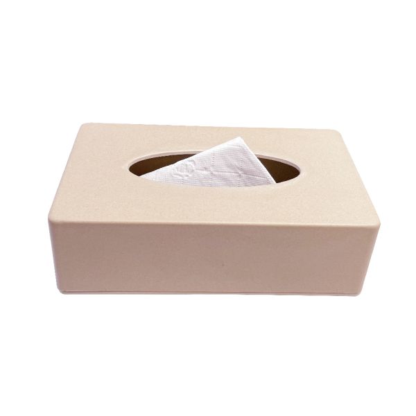 Green Hotel Solutions: Rice Husk Tissue box for a Sustainable Stay