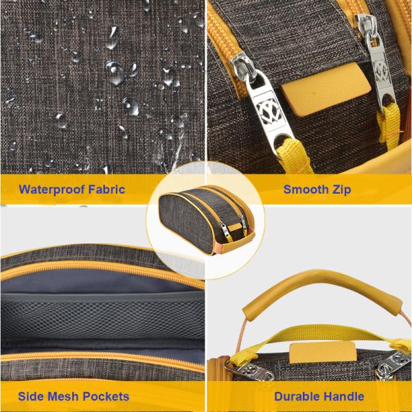 Sac de toilettes suspendu pour gymnase, natation et camping 25x13x12cm