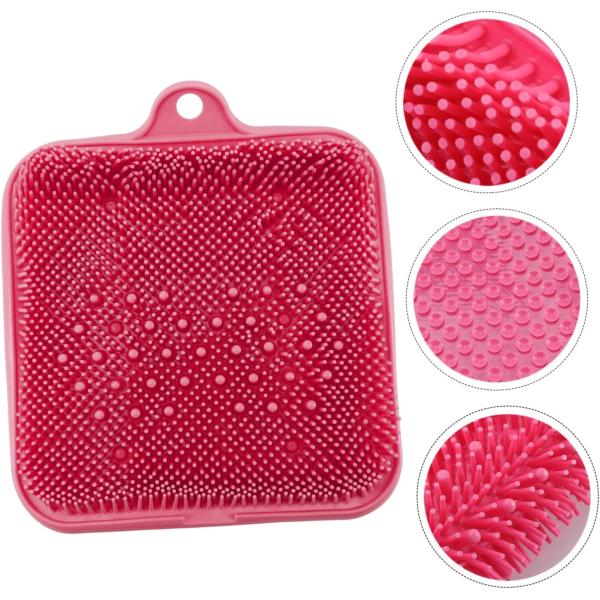 Безвредное водоустойчивого скруббера ноги циновки ливня силикона многоразовое