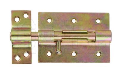Small Tower Bolt Lock For Garage Door Brass Plated Free Sample Available
