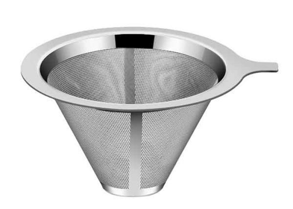 Filtre à café en acier inoxydable: bon goût et sain