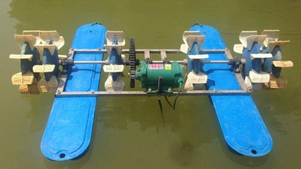 high Quality Hot sell new High Speed Big Gear paddle wheel aerator 1.5kw 6IMPELLER