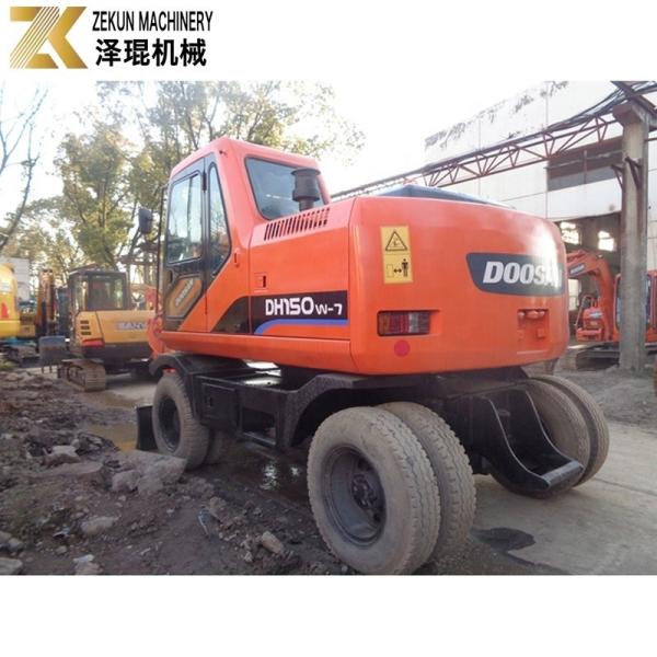 Excavadora de rodas usadas DH150W-7 laranja