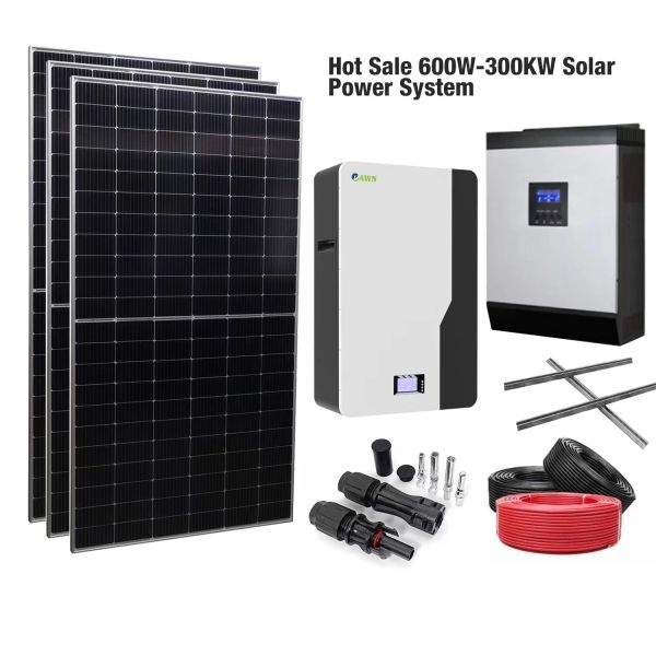 6KW Solar Power System for Home Use Available at New Discount in Ukraine Featuring Rooftop Hybrid Battery Off Grid Kit