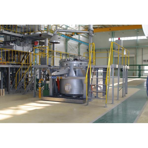 Тигель для тигельного горна газового нагревателя алюминиевого плавя гидравлическое опрокидывая 800KG