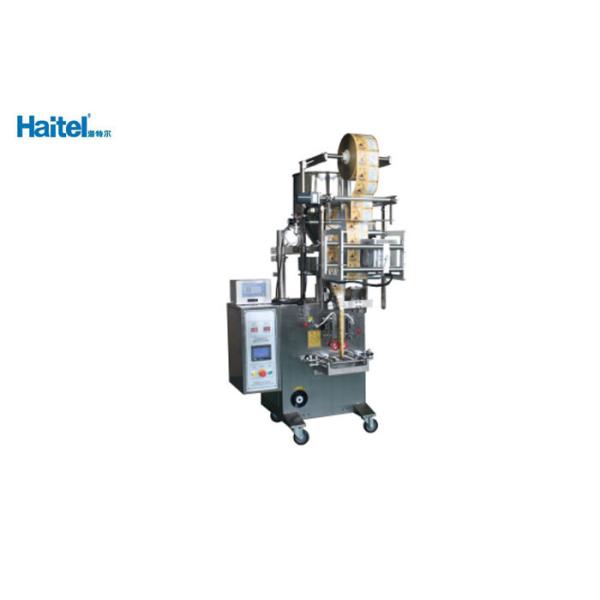 PLC Control Food Filling Machine , Dry Granule Vertical Packing Machine