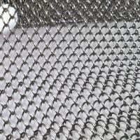 Rideau de bobine métallique en aluminium anodisé / rideau de fil de fer tissé résistant à la corrosion
