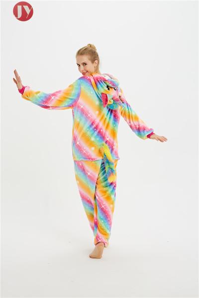 Plus Size Kigurumi Unicorn Onesie ,Thermal Light Weight Girls Rainbow Onesie
