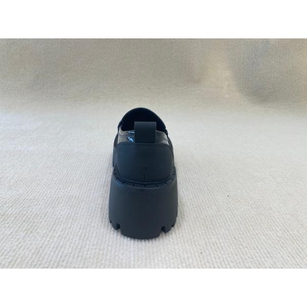 Ladies Thick Heel Mules Low Cut Bright Surface Womens Heeled Mules