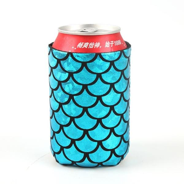 Neoprene Beer Bottle Cooler Bag , Customized Logo Printed Beer Bottle Covers