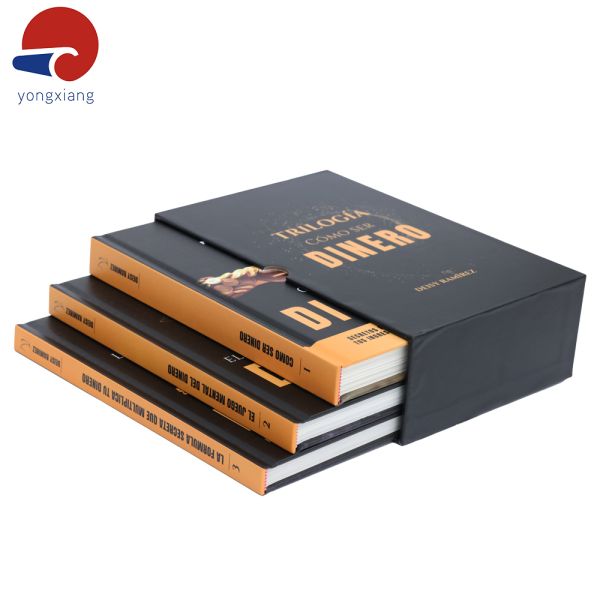 Multilingual Luxury Book Printing Full Color Offset Printing Books With Drawer Style Box