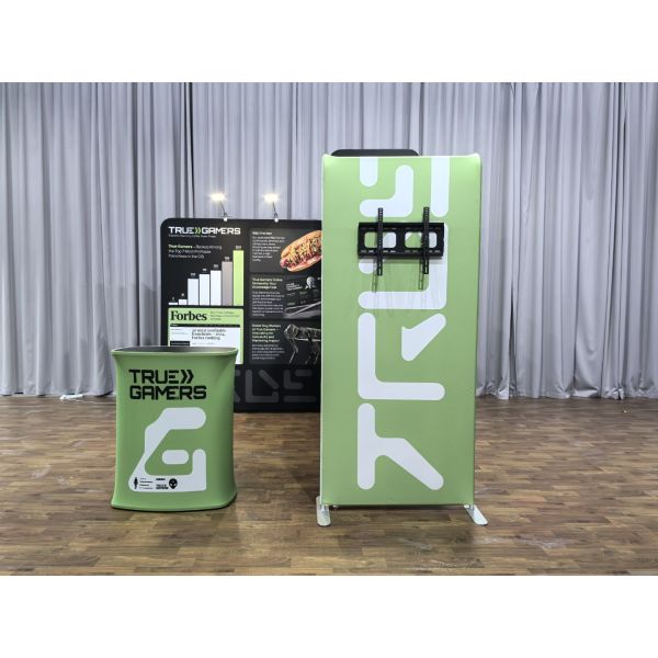 Polyester Fabric Trade Show Booth 3x3m Modular Tradeshow Booths