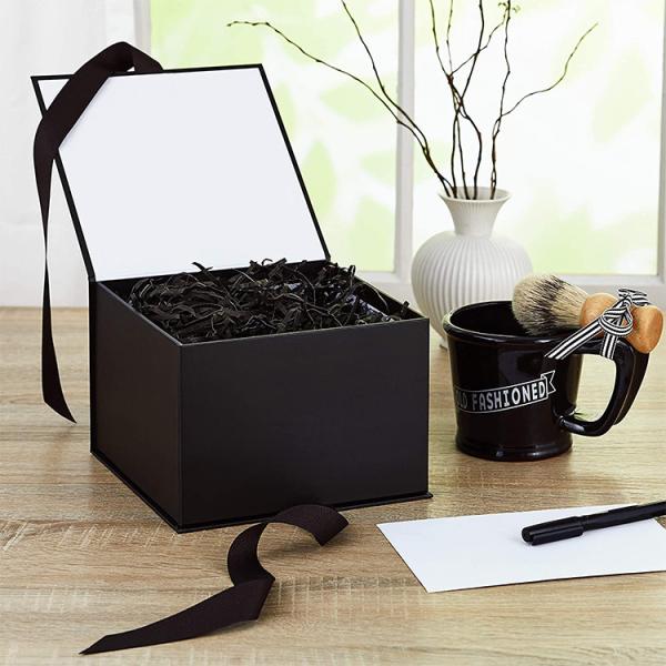 Caja de venta al por menor con estampado de impresión de manejo para logotipo personalizado envasado de zapatos de lujo