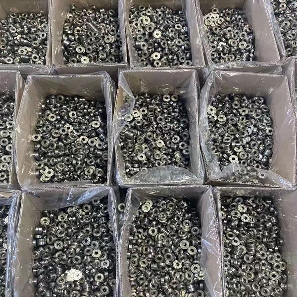 608ZZ 8x22x7 Bearing Flanged Deep Groove Ball Bearing For Window