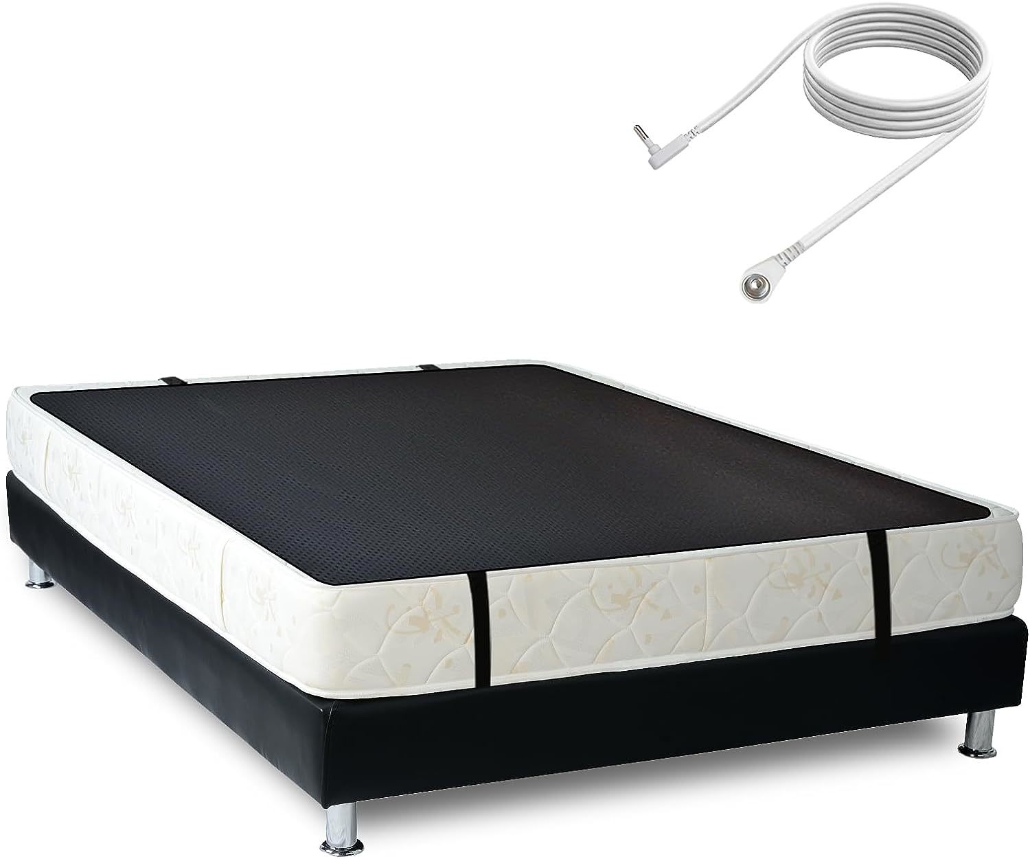 Conductive Eco friendly Earthing Mattress Non Toxic Half Full Bed Cover With Cable Grounding Pad