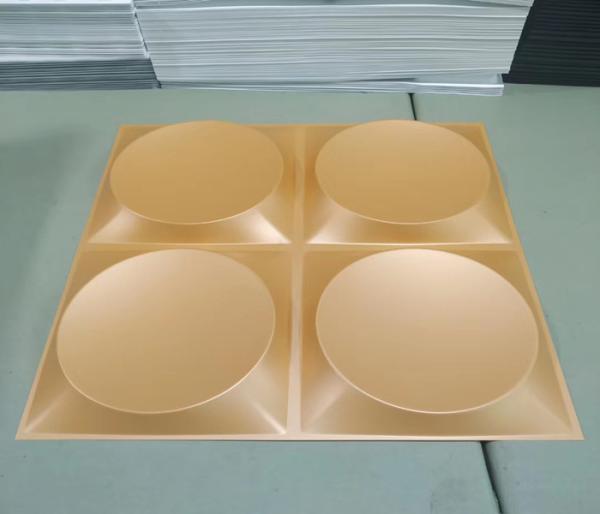 White Anti-aging 3D PVC Decoration Wall Panel For Kithen 3D PVC Wall Panel