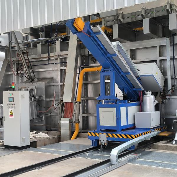 Unité de dégazage rotatif à puits de graphite pour flux de taille inférieure à 5 mm et BDU