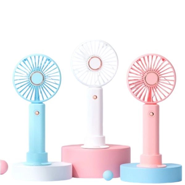 Portable Personal Fan,White/Blue/Pink/Black, USB Rechargeable,800mAh, 4W, 95*70*213mm,for travel, office, or outdoor use