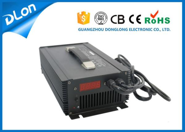 factory wholesale aluminum case 12v to 144v 288v 2000W charger for lithium batteries 4s to 84s with two electric fans