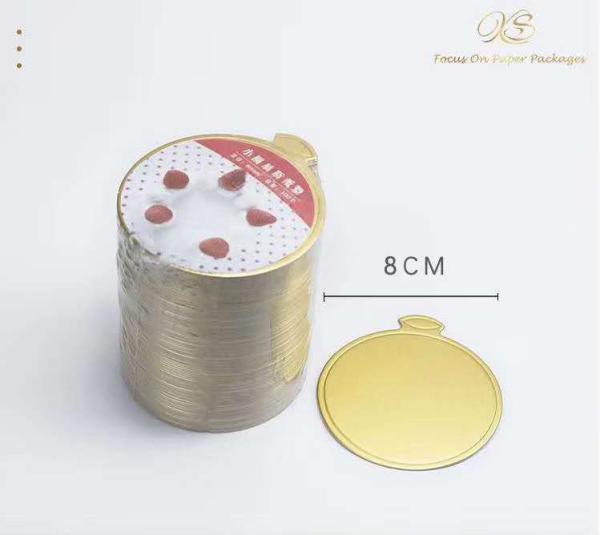 Aluminium Gold Foil Mousse Paper Cake Base Dessert Holding paper cake base cake drum boards