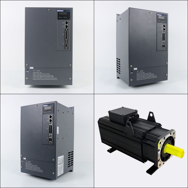 Lichuan AC Servo Motor Drivers Kit HIGH POWER 140N.m 22KW AC380V 44.7A 1500/2000RPM IP65