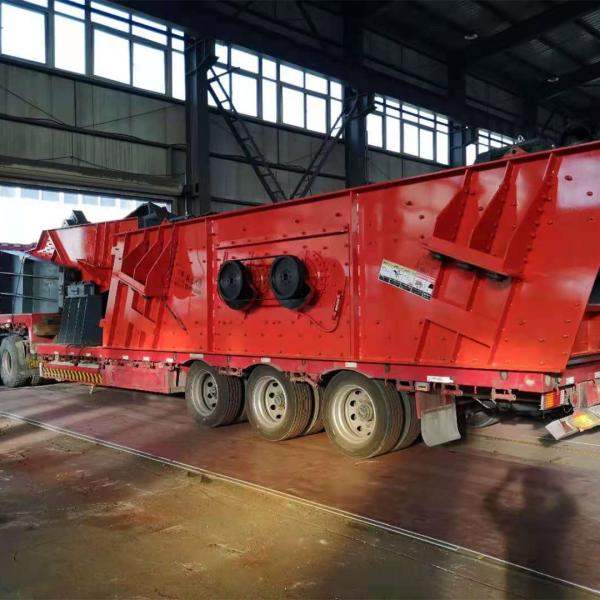 tela de vibração do movimento linear da peneira da mineração 0.4×1.0m2 para os materiais minerais que separam