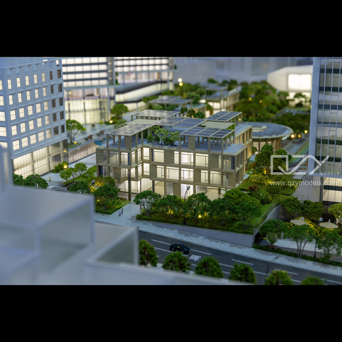 1:150 Large Exhibition Scale Model | Shenzhen Longgang Ecological Intelligence Valley Industrial Headquarters Complex
