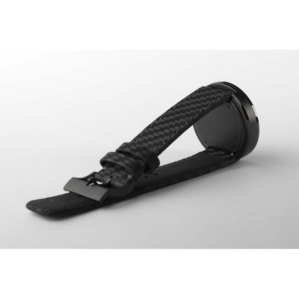 Carbon Fiber Style Stainless Steel Chronograph Watch Waterproof Wrist Watch For Men