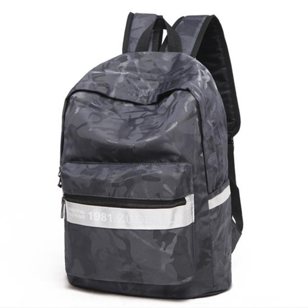 Korean version of the new backpack waterproof nylon backpack camouflage schoolbag for middle school students