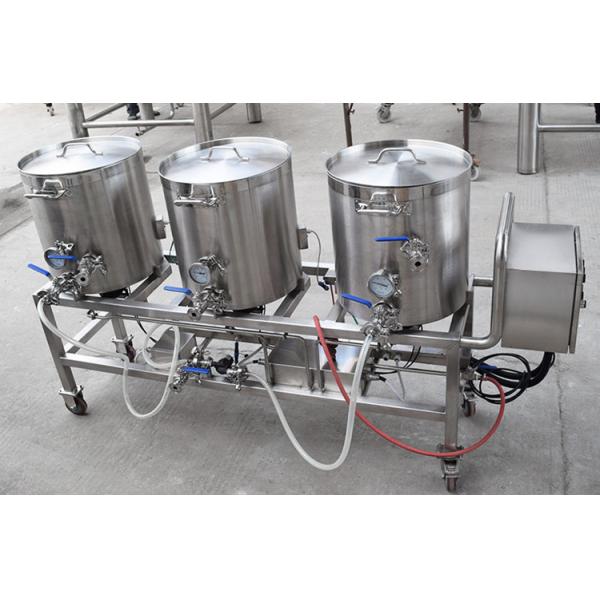 SUS 304 Or 316 Mini Home Brewery Small Home Brewing Systems Capacity 50 L