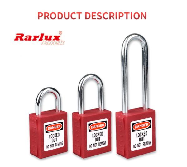 Rarlux High Quality Top Security Industrial Hardened Alloy Steel Shackle Padlock Keyed Eco-Friendly Solid Brass Cylinder Lockout