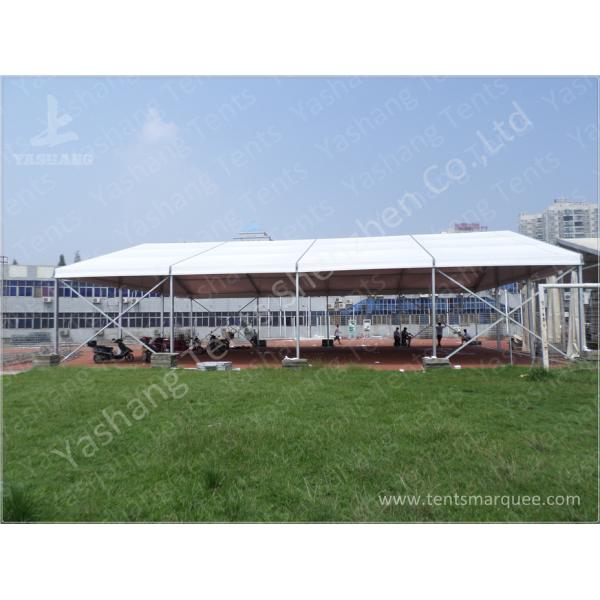 15x20 M 300 Sqm Clear Span Tent Rental With A Shaped Roof Top / Galvanized Steel Connector