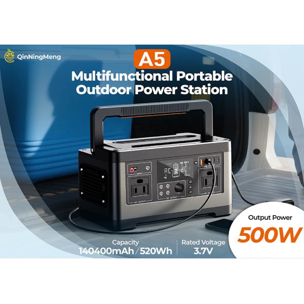 High Quality 500W 520wh Portable Power Station Lithium Battery Solar Inverter Energy Storage Battery  Power Bank With Good Price