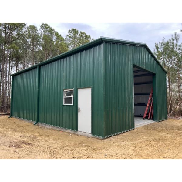 Galvanized Steel Structured Metal Car Garage Design for 1% Tolearance and GB Standard