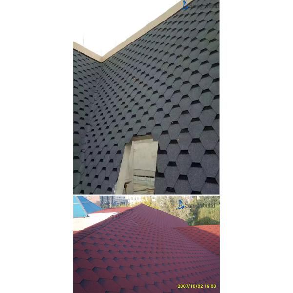 Factory Sale Chinese Villa Color Roof Shingles, Asphalt Roof Shingle Tiles Price In Philippines
