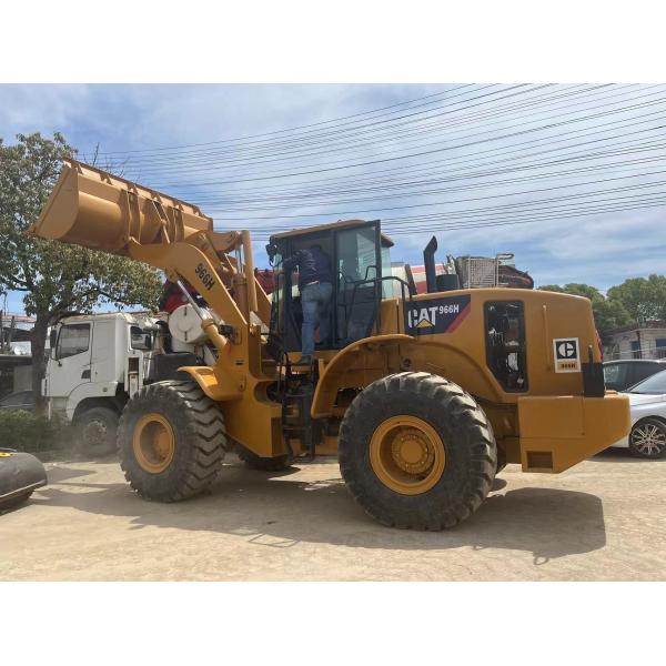 Moving Type Wheel Japan Used Caterpillar 966H Wheel Loader and Denison Hydraulic Pump