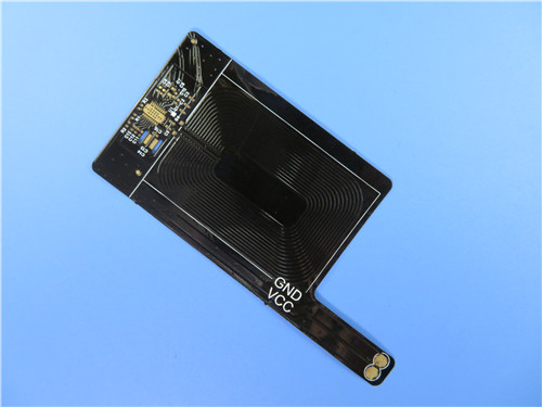 Ламинат черного Polyimide доски PCB меди Coverlay 1oz гибкого одетый