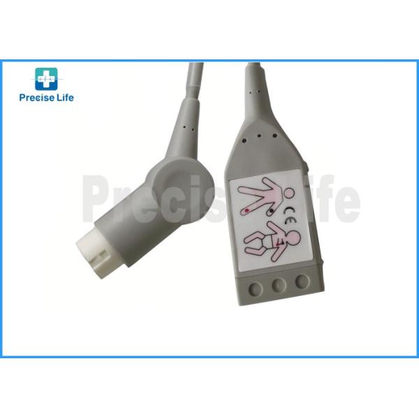 Ph Patient monitor M1510A 3 lead ECG cable with 12 connector AHA color code