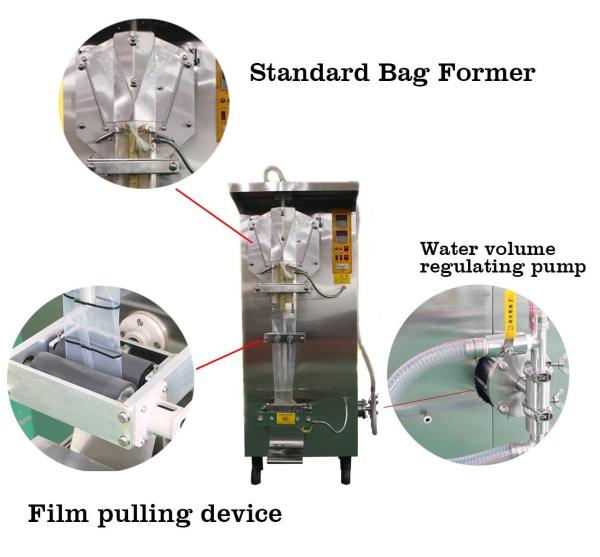 Automatic milk powder cream honey juice liquid pouch sachet water filling and sealing machine water bag sachet filling machine