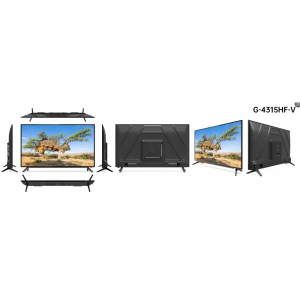 43 Inch Google UHD 4K Smart TV Tempered Glass Google Television For Home