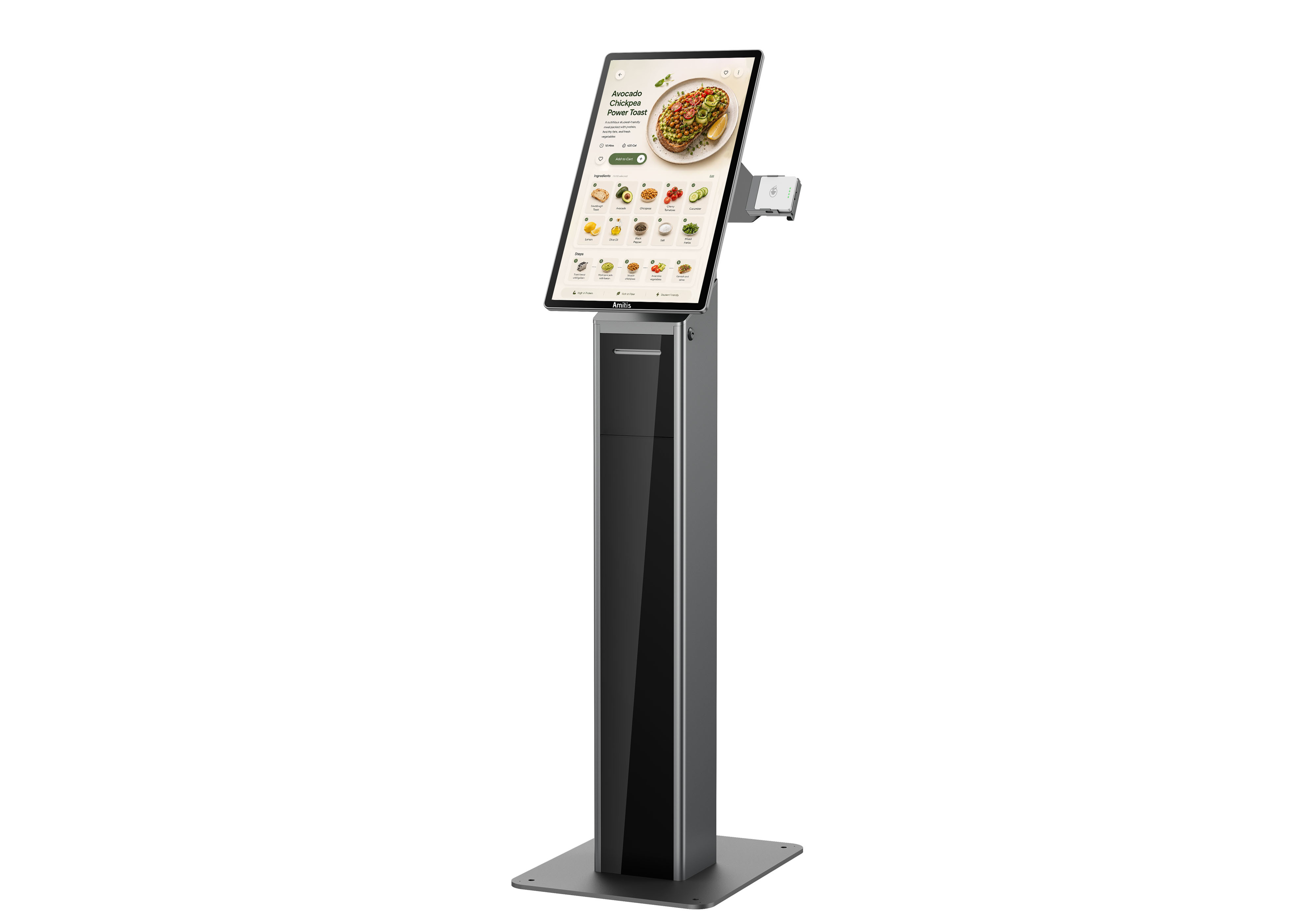 Modular Self Service Terminal Kiosk For Barcode Scanning Face Recognition Needs