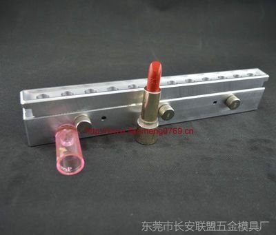 Lipstick Production Line Lipstick 12 Holes Bird-Beak Aluminum Mold silver easy to clean