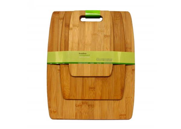 Premium Bamboo Cutting Board Set of 3, Wooden Chopping Board Kitchen Cutting Board set