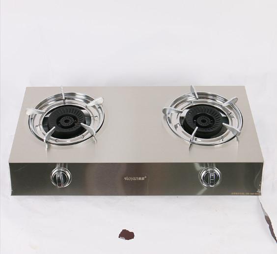Fierce  gas cooker kitchen desktop stainless steel natural gas liquefied gas double-burner stove