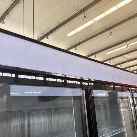 DOUBLE GLASS DOOR UPRIGHT FREEZER